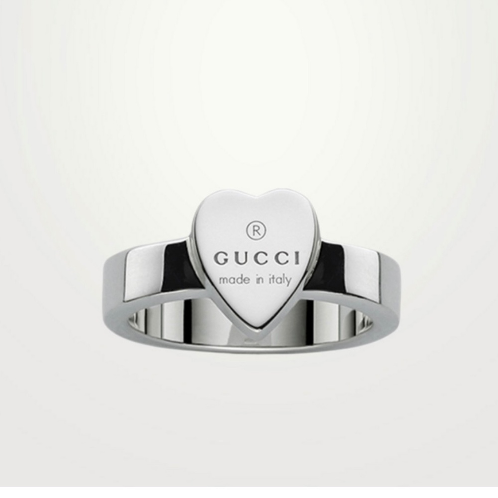 Authentic Gucci Heart Ring size 6.5